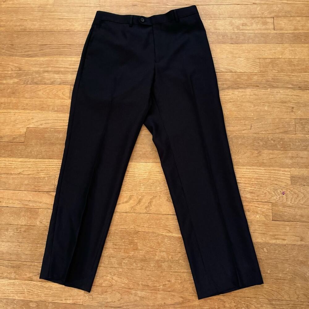 Angelo Rossi navy blue dress pants size 34 X 35 b18